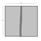 Nature Spring Nature Spring Magnetic Garage Door Screen, 1 Car Stall Mesh Curtain Keeps Mosquitos and Insects Out 286055TDE - alternate 2